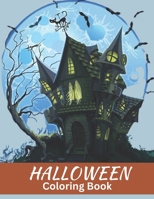 HALLOWEEN Coloring Book: 50 Spooky and Beautiful Halloween Designs B0CH26LZY3 Book Cover