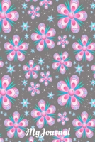 My Journal: Pink with Blue Design - A 6 x 9 100 page journal to record all of the amazing things that happen in your life. 1695029305 Book Cover