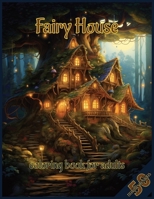 Fairy House Coloring Book for Adults: Whimsical Black Line and Grayscale Images, 50 Relaxing Illustrations of Fairy Tale Architecture B0CP9GMWTT Book Cover