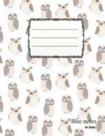 Bloc-notes en blanc: hiboux - design - format A4 - 112 pages - carnet de notes avec registre - id�al comme agenda, carnet de croquis, carnet de croquis, carnet � dessin ou � colorier vide 1079443983 Book Cover