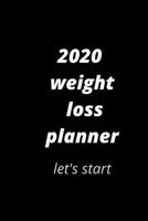 2020 weight loss planner: Personalize your agenda and stay organized with this set of hundreds of stylish planner stickers! 1654570222 Book Cover