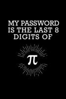 My Password Is The Last 8 Digits Of Pi: Graph Paper | Funny Math Humor Pi Day Gift Idea for Mathematics Mini Notepad Teacher Appreciation Day Notebooks For Students 1661758517 Book Cover