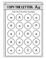 I Spy the Letter: A to Z B0C87NSSY8 Book Cover