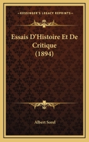 Essais d'histoire et de critique 2012661351 Book Cover