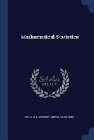 Mathematical statistics 1021504750 Book Cover