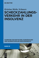Scheckzahlungsverkehr in der Insolvenz 3899497732 Book Cover