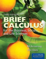 Brief Calculus for the Business, Social, and Life Sciences 1449695167 Book Cover