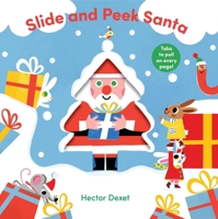 Slide and Peek Santa: Animal Surprises! B0F26C1MCD Book Cover