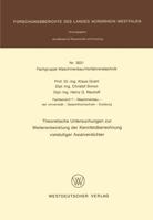 Theoretische Untersuchungen Zur Weiterentwicklung Der Kennfeldberechnung Vielstufiger Axialverdichter 3531030310 Book Cover