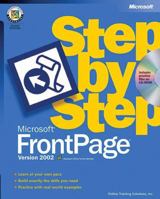 Microsoft FrontPage Version 2002 Step by Step 0735613001 Book Cover