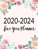 2020-2024 Five Year Planner: 60 Months Watercolor Flower, Monthly Schedule Organizer Planner For To Do List Academic Schedule Agenda Logbook, Personal Appointment, Student Teacher Organizer Journal 1692540238 Book Cover