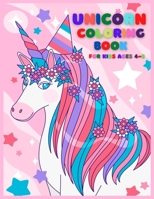 Unicorn Coloring Book For Kids Ages 4-8: Unicorn Coloring Books For Kids Girls, (Kids Coloring Book Gift) B099L294YN Book Cover