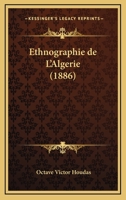 Ethnographie De L'Algerie (1886) 117310352X Book Cover