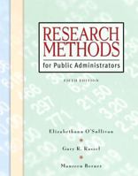 Research Methods for Public Administrators (5th Edition) 0321085582 Book Cover
