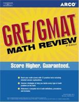 ARCO GRE/GMAT Math Review 6th Edition (Gre Gmat Math Review) 0768918316 Book Cover