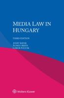 Media law in Hungary 9403511559 Book Cover