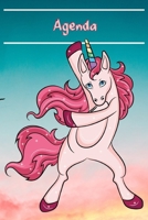 Agenda Semainier Universel « Licorne »: Agenda perpétuel et prise de notes avec couverture et intérieur « Licorne » N°1 - 56 semaines avec des pages ... Semainier Licorne A5) (French Edition) 1712436090 Book Cover