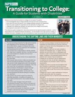 Transitioning to College: A Guide for Students with Disabilities - 3rd Edition 1961508184 Book Cover