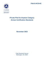 FAA-S-ACS-6C Private Pilot for Airplane Category Airman Certification Standards 1998428060 Book Cover