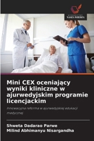Mini CEX oceniajacy wyniki kliniczne w ajurwedyjskim programie licencjackim: Innowacyjna reforma w ajurwedyjskiej edukacji medycznej (Polish Edition) 333085412X Book Cover