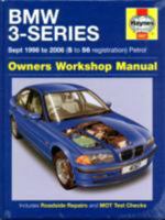 BMW 3-Series Petrol Service and Repair Manual: 1998 to 2006 (Haynes Service and Repair Manuals) 0857335545 Book Cover