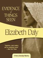 Evidence of Things Seen 1933397721 Book Cover