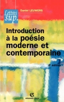 Introduction à la poésie moderne et contemporaine (French Edition) 2200342802 Book Cover