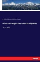 Untersuchungen Uber Die Kakodylreihe 3743337819 Book Cover