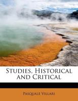 Studies, Historical and Critical; 1146434758 Book Cover