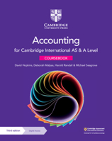 Cambridge International AS & A Level Accounting Coursebook with Digital Access (2 Years) 1108902928 Book Cover