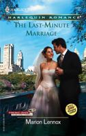 The Last-Minute Marriage (Harlequin Romance) 0373038321 Book Cover