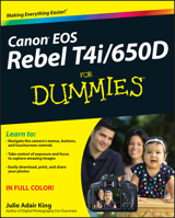 Canon EOS Rebel T4i/650d for Dummies 111833597X Book Cover