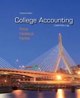 College Accounting, Chapters 1-24 0077639928 Book Cover