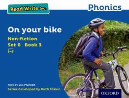 Read Write Inc. Phonics: Blue Set 6 Non-fiction 3 On Your Bike 0198373791 Book Cover
