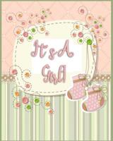 It's a Girl!: Baby Shower Guest Register and Gift Log 1091045372 Book Cover