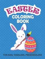 Easter Coloring Book for Kids, Toddlers, Preschoolers: 42 Fun Easter Themed Cartoon & Comic Illustrations for Children's to Color Gifts for Kids Ages 2-4 | 4-8 | 8-12 B08WNZ89WQ Book Cover
