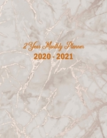 2020 2021 2 Year Monthly Planner: Large 24 Month Planner Organizer, Contact Pages, Notes & More, January 2020 Through December 2021 (Cute Marble Cover) 1706322801 Book Cover