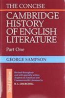 Concise Cambridge History of English Literature, revised and augmented, Part 2 0521154111 Book Cover