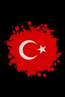 T�rkei Flaggen Notizbuch: Sch�nes T�rkei Flaggen Notizbuch mit 120 karierten Seiten im A5 Format 1677235489 Book Cover