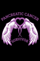 Journal: Pancreatic Cancer Survivor Awareness Pancreas Tumor Sickness Black Lined Notebook Writing Diary - 120 Pages 6 x 9 1706327137 Book Cover