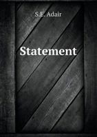 Statement 134685887X Book Cover