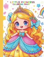 Little princess coloring book! :for Ages 4-8, 40 coloring pages B0CN3LJL1B Book Cover