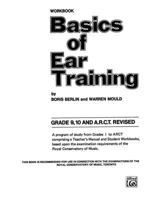 Basics of Ear Training: Grade 9-10 Arct 1551220180 Book Cover