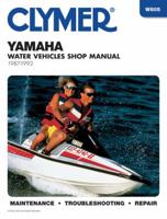 Clymer Yamaha Water Vehicles Shop Manual 1987-1992 (Clymer Personal Watercraft) 0892875941 Book Cover
