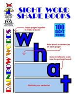 Sight Word Shape Books 1542549345 Book Cover