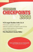 Cambridge Checkpoints VCE Legal Studies 2005 (Cambridge Checkpoints) 052167963X Book Cover