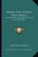 Paolo Dal Pozzo Toscanelli: Ricordo Del Solstizio D' Estate Del 1892 (1892) 1166982890 Book Cover