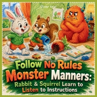 Follow No Rules Monster Manners: Rabbit & Squirrel Learn to Listen to Instructions: Animal Picture story that Teaches kids about Home Discipline, ... Squirrel Learn to Say NO to Monster Manners) B0HHYRD2H2 Book Cover