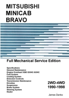 Mitsubishi Minicab-Bravo Full Mechanical Service Manual 0557244706 Book Cover