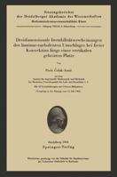 Dreidimensionale Instabilitatserscheinungen Des Laminar-Turbulenten Umschlages Bei Freier Konvektion Langs Einer Vertikalen Geheizten Platte 3540032142 Book Cover